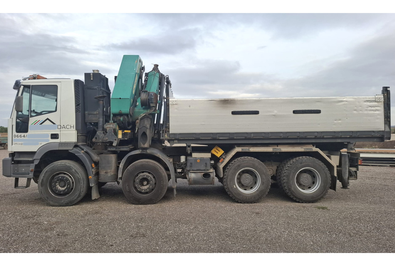IVECO 480 EUROTRAKKER 8x4/TÜV/Palfinger PK 44002 G/MEILLER - Tipper, Crane truck: picture 1 IVECO 480 EUROTRAKKER 8x4/TÜV/Palfinger PK 44002 G/MEILLER - Tipper, Crane truck: picture 1