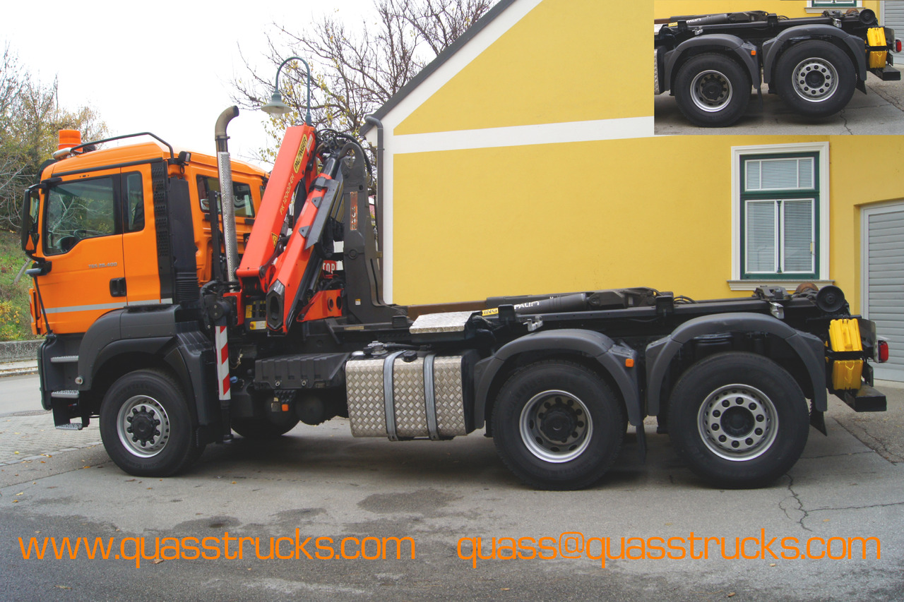 MAN TGS 28.400 BL 6x4-4/TÜV/PK12002/PALIFT/Winterdienst/Salzstreuer/Streuer/Schneepflug - Hook lift truck, Crane truck: picture 4 MAN TGS 28.400 BL 6x4-4/TÜV/PK12002/PALIFT/Winterdienst/Salzstreuer/Streuer/Schneepflug - Hook lift truck, Crane truck: picture 4
