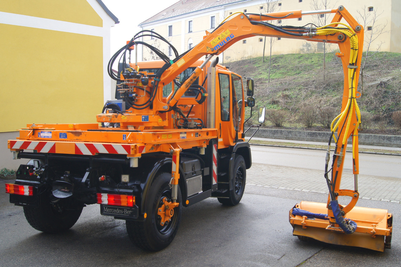 Municipal/ Special vehicle Mercedes-Benz Unimog U 400/TÜV/Hydrostat/Mähtür +MULAG MHU 800: picture 7