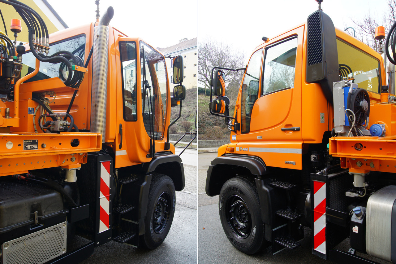 Municipal/ Special vehicle Mercedes-Benz Unimog U 400/TÜV/Hydrostat/Mähtür +MULAG MHU 800: picture 9
