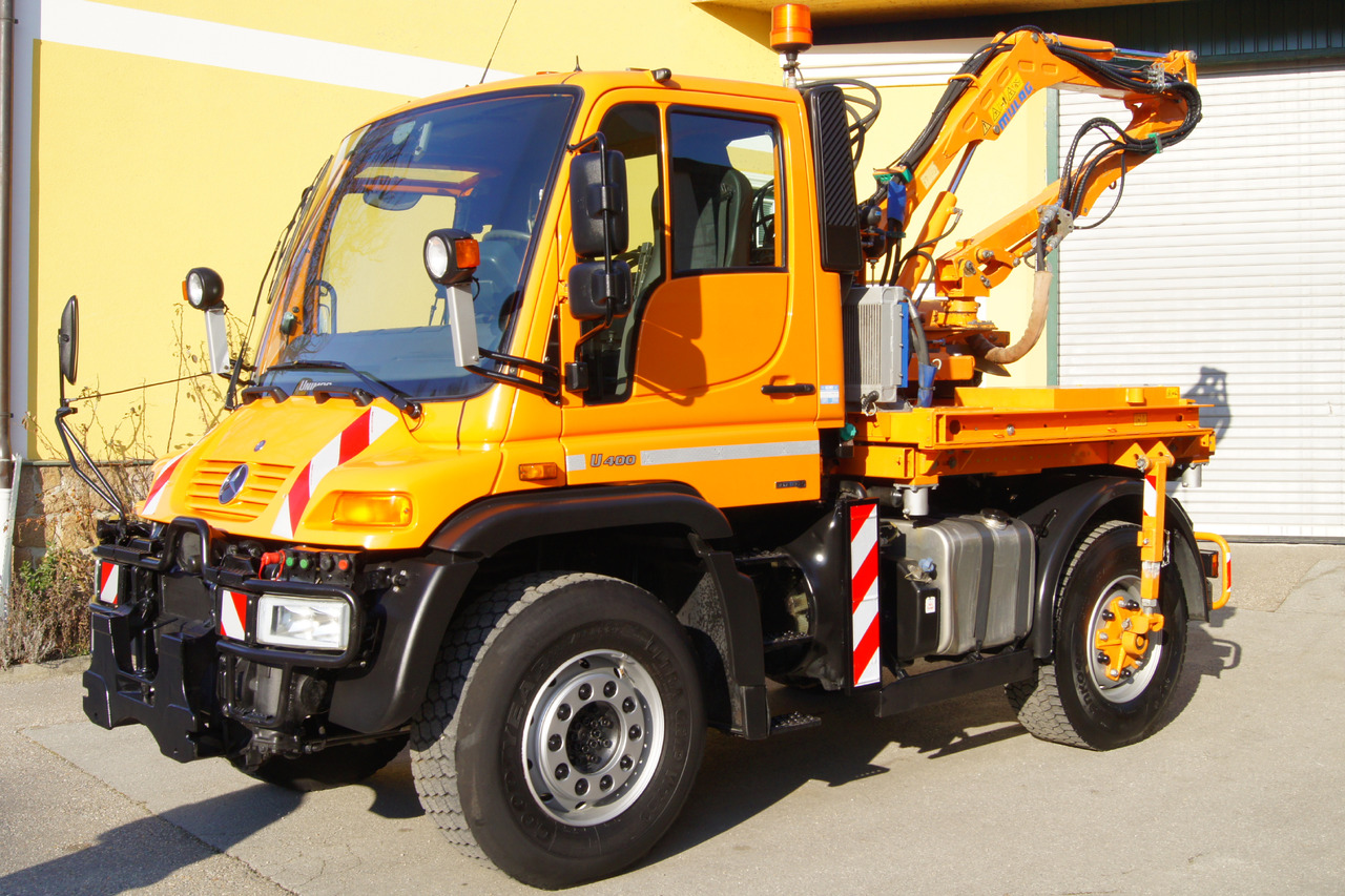 UNIMOG Unimog U 400/Hydrostat/Mähtür +MULAG MHU 800 - Tipper: picture 2 UNIMOG Unimog U 400/Hydrostat/Mähtür +MULAG MHU 800 - Tipper: picture 2