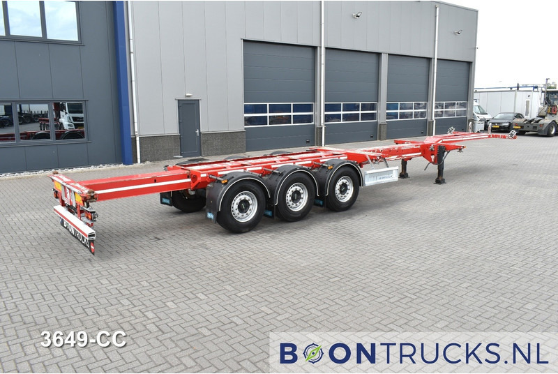 D-Tec FLEXITRAILER | 2x20-30-40-45ft HC * 2x LIFT AXLE * 2x EXTENDABLE * DISC BRAKES - Container transporter/ Swap body semi-trailer: picture 2 D-Tec FLEXITRAILER | 2x20-30-40-45ft HC * 2x LIFT AXLE * 2x EXTENDABLE * DISC BRAKES - Container transporter/ Swap body semi-trailer: picture 2
