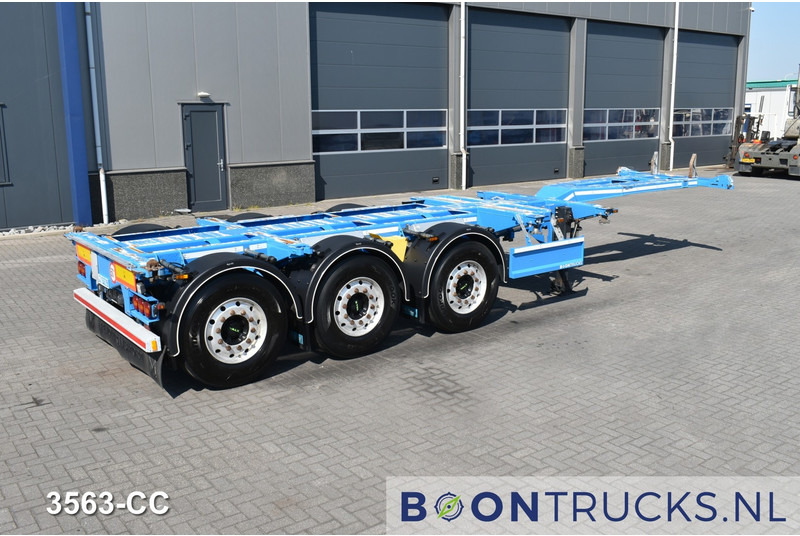 D-Tec FLEXITRAILER | 2x20-30-40-45ft HC * 3x EXTENDABLE * ADR * DISC BRAKES * APK 12-2025 - Container transporter/ Swap body semi-trailer: picture 1 D-Tec FLEXITRAILER | 2x20-30-40-45ft HC * 3x EXTENDABLE * ADR * DISC BRAKES * APK 12-2025 - Container transporter/ Swap body semi-trailer: picture 1