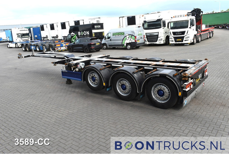 D-Tec FLEXITRAILER | 2x20-30-40-45ft HC * STEERING AXLE * BPW / DISC * 2x EXTENDABLE * APK 08-2025 - Container transporter/ Swap body semi-trailer: picture 3 D-Tec FLEXITRAILER | 2x20-30-40-45ft HC * STEERING AXLE * BPW / DISC * 2x EXTENDABLE * APK 08-2025 - Container transporter/ Swap body semi-trailer: picture 3
