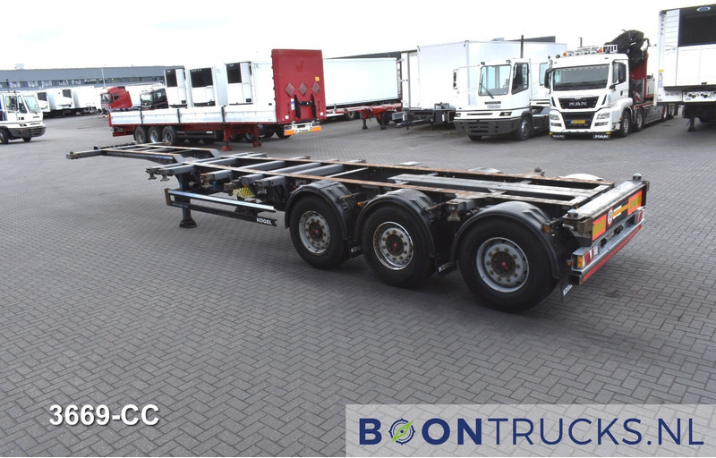 Kögel PORT 40 SIMPLEX 20 2x20-30-40ft HC * LIFT AXLE * SAF / DISC * EXTENDABLE REAR - Container transporter/ Swap body semi-trailer: picture 3 Kögel PORT 40 SIMPLEX 20 2x20-30-40ft HC * LIFT AXLE * SAF / DISC * EXTENDABLE REAR - Container transporter/ Swap body semi-trailer: picture 3