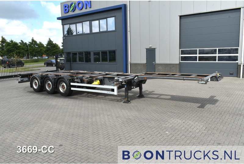 Kögel PORT 40 SIMPLEX 20 2x20-30-40ft HC * LIFT AXLE * SAF / DISC * EXTENDABLE REAR - Container transporter/ Swap body semi-trailer: picture 4 Kögel PORT 40 SIMPLEX 20 2x20-30-40ft HC * LIFT AXLE * SAF / DISC * EXTENDABLE REAR - Container transporter/ Swap body semi-trailer: picture 4