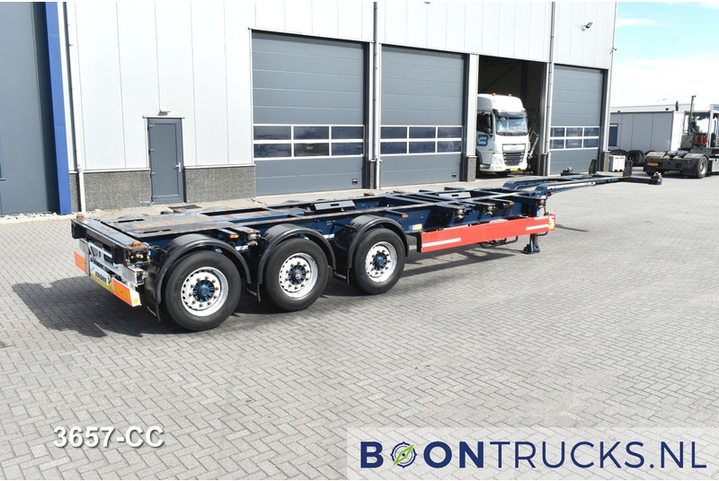 Krone SD BOX LINER | 2x20-40-45ft HC * LIFT AXLE * BPW/DISC * EXTENDABLE REAR * 10x AVAILABLE - Container transporter/ Swap body semi-trailer: picture 1 Krone SD BOX LINER | 2x20-40-45ft HC * LIFT AXLE * BPW/DISC * EXTENDABLE REAR * 10x AVAILABLE - Container transporter/ Swap body semi-trailer: picture 1