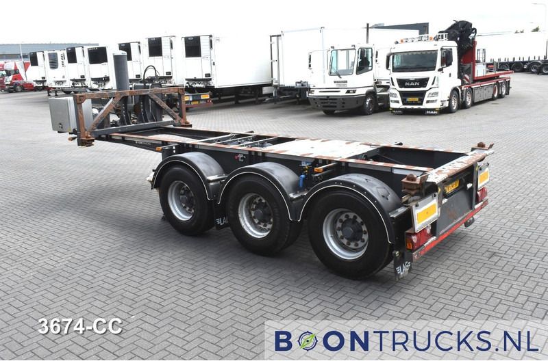 LAG O-3-CC A9 | 20ft TIPPING CHASSIS * 24v SELF SUPPORT * LIFT AXLE * BPW / DISC - Container transporter/ Swap body semi-trailer: picture 3 LAG O-3-CC A9 | 20ft TIPPING CHASSIS * 24v SELF SUPPORT * LIFT AXLE * BPW / DISC - Container transporter/ Swap body semi-trailer: picture 3