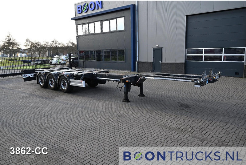 Pacton ET3 | 2x20-30-40-45ft HC * 2x EXTENDABLE * LIFT AXLE * NL TRAILER - Container transporter/ Swap body semi-trailer: picture 4 Pacton ET3 | 2x20-30-40-45ft HC * 2x EXTENDABLE * LIFT AXLE * NL TRAILER - Container transporter/ Swap body semi-trailer: picture 4