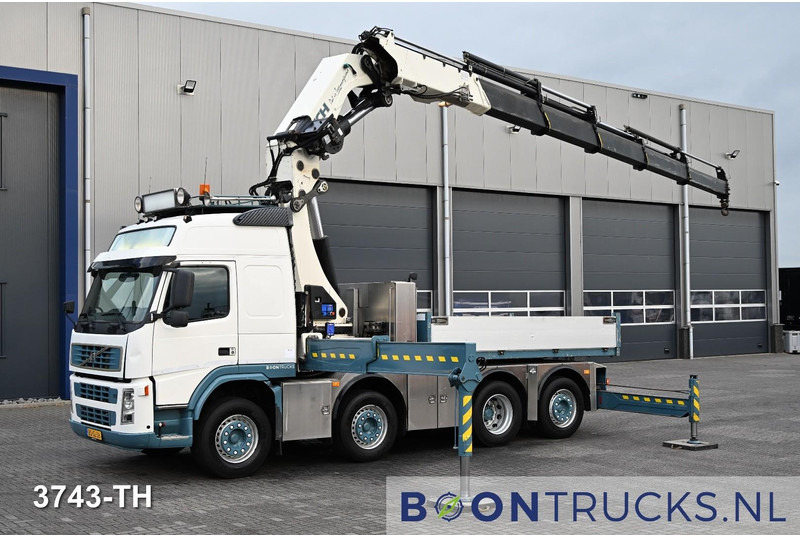 Volvo FM 480 8x2 R + HMF THOR 8520 K5 | 85 T/M CRANE * WINCH * MANUAL * NL TRUCK * TOP! - Tractor unit: picture 1 Volvo FM 480 8x2 R + HMF THOR 8520 K5 | 85 T/M CRANE * WINCH * MANUAL * NL TRUCK * TOP! - Tractor unit: picture 1