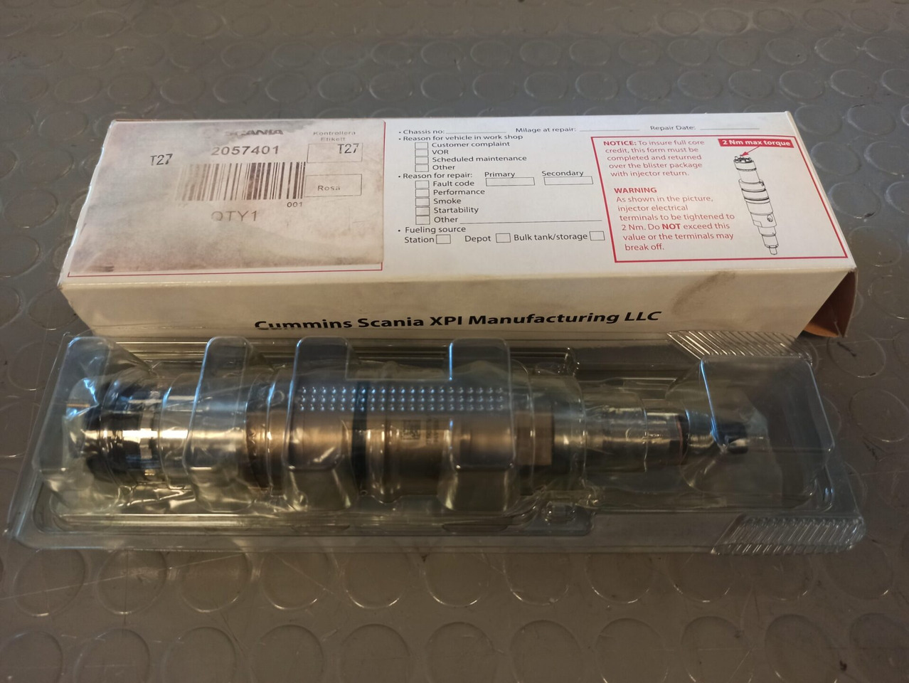 SCANIA INJECTOR 2057401 - Injector for Truck: picture 1 SCANIA INJECTOR 2057401 - Injector for Truck: picture 1