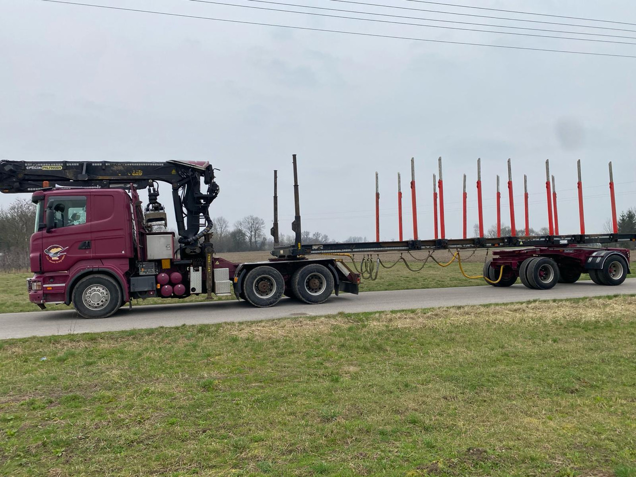 SCANIA R500 - Timber truck, Crane truck: picture 3 SCANIA R500 - Timber truck, Crane truck: picture 3