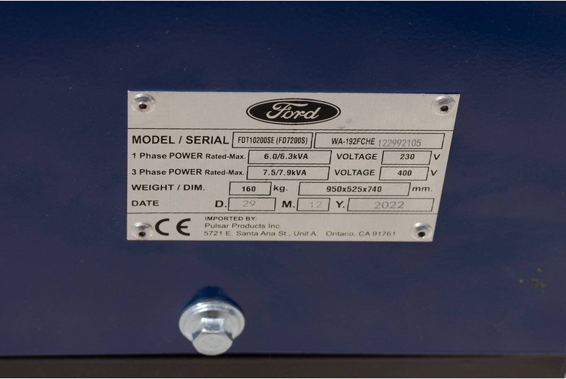 New Generator set Ford FDT10200SE: picture 19