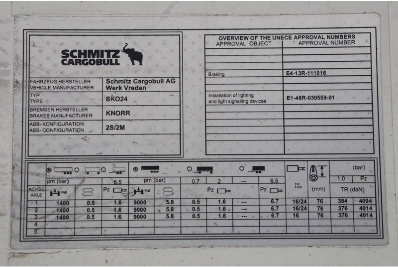 Refrigerator semi-trailer Schmitz Cargobull SKO24: picture 14