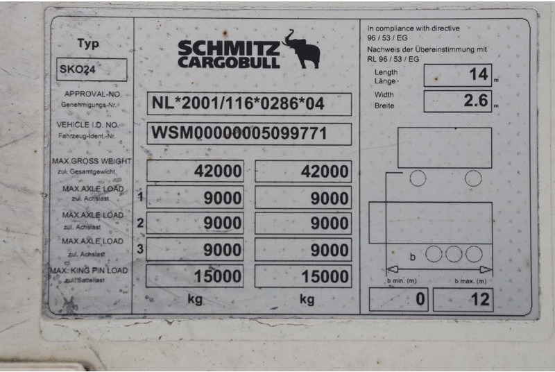 Refrigerator semi-trailer Schmitz Cargobull SKO24: picture 13
