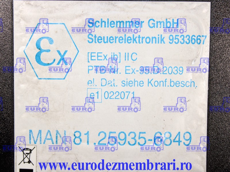 CALCULATOR ADR MAN TGX TGA 81.25935.6849, 81.25935.6806 - ECU for Truck: picture 2 CALCULATOR ADR MAN TGX TGA 81.25935.6849, 81.25935.6806 - ECU for Truck: picture 2