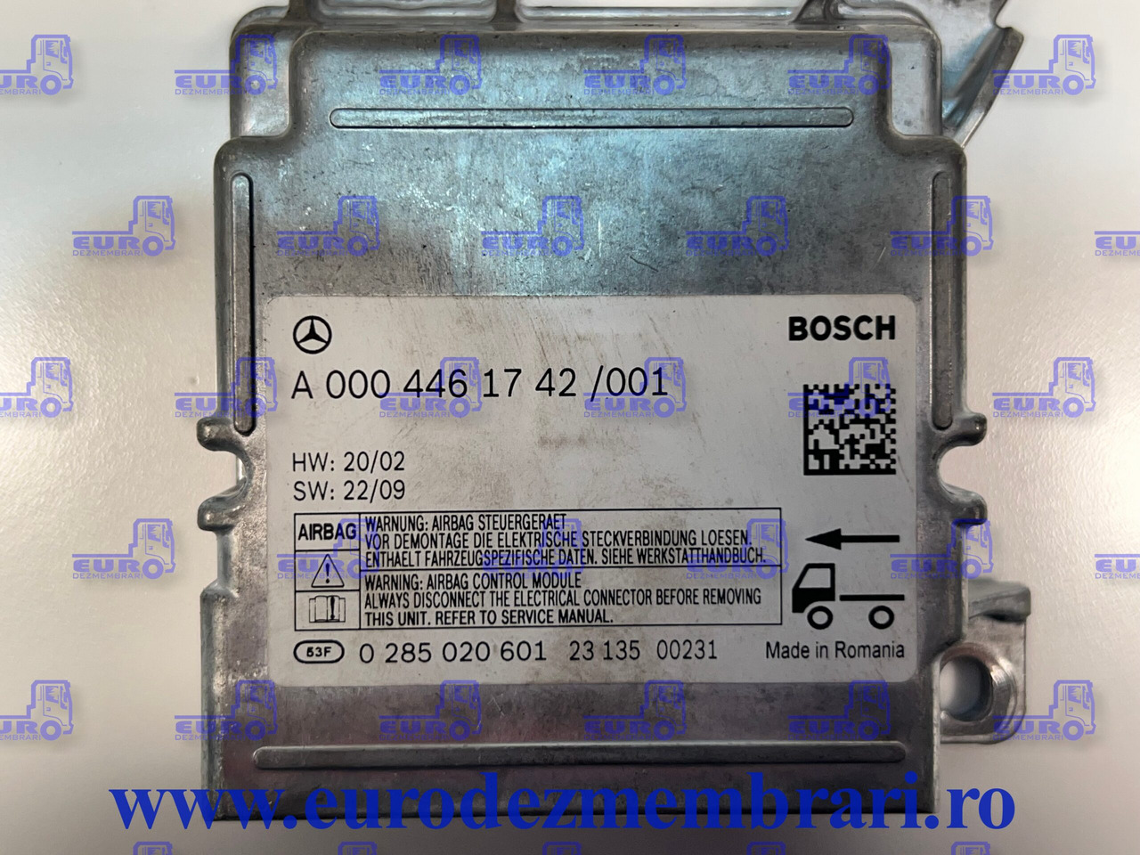 CALCULATOR AIRBAG MERCEDES ACTROS MP4 MP5 A0004461742 - ECU for Truck: picture 2 CALCULATOR AIRBAG MERCEDES ACTROS MP4 MP5 A0004461742 - ECU for Truck: picture 2