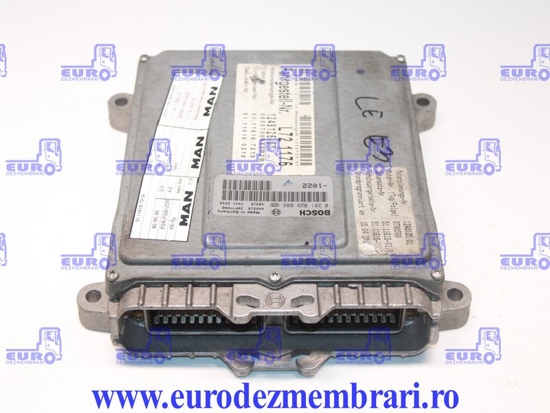 CALCULATOR MOTOR MAN LE 51.11616.7219, 51.11616.7146, 51.11616.7286 - ECU for Truck: picture 1 CALCULATOR MOTOR MAN LE 51.11616.7219, 51.11616.7146, 51.11616.7286 - ECU for Truck: picture 1