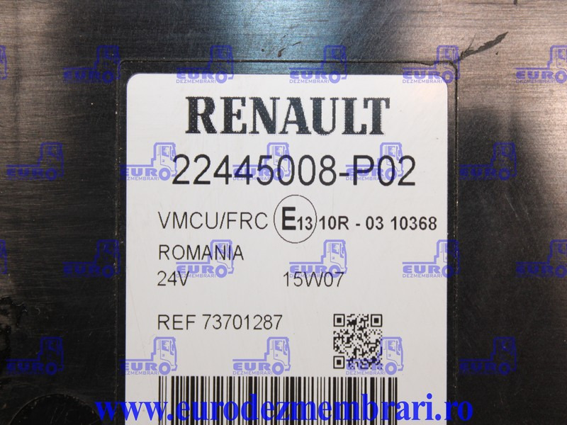 CALCULATOR VMCU RENAULT T 22445005, 22445008, 22777547, 23006079, 21936559 - ECU for Truck: picture 4 CALCULATOR VMCU RENAULT T 22445005, 22445008, 22777547, 23006079, 21936559 - ECU for Truck: picture 4
