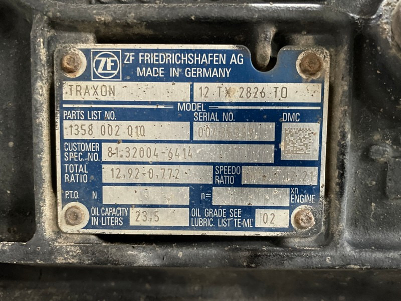 CUTIE DE VITEZE MAN AUTOMATA 12 TX 2826 TO R=12,92-0,772 81.32004.6414 + POMPA HYDRODRIVE 81.67501.6098 - Gearbox for Truck: picture 5 CUTIE DE VITEZE MAN AUTOMATA 12 TX 2826 TO R=12,92-0,772 81.32004.6414 + POMPA HYDRODRIVE 81.67501.6098 - Gearbox for Truck: picture 5