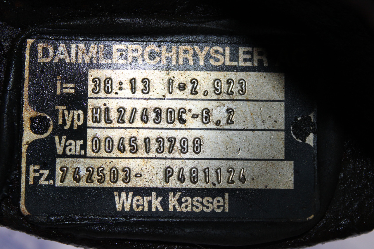 DIFERENTIAL MERCEDES ATEGO R=38:13 HL2 006503790 - Differential gear for Truck: picture 3 DIFERENTIAL MERCEDES ATEGO R=38:13 HL2 006503790 - Differential gear for Truck: picture 3