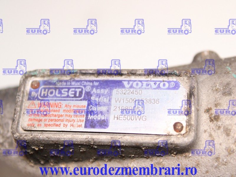 TURBOSUFLANTA VOLVO FH4 D13K 21989961, 21952490 - Turbo for Truck: picture 3 TURBOSUFLANTA VOLVO FH4 D13K 21989961, 21952490 - Turbo for Truck: picture 3