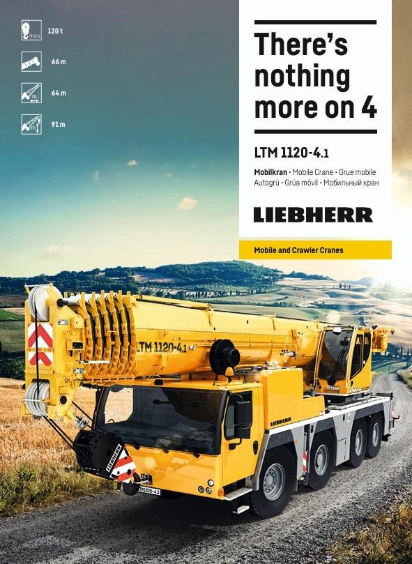 Liebherr LTM 1120-4.1 (21 - 090 556) - hydr. DKS - Mobile crane: picture 1 Liebherr LTM 1120-4.1 (21 - 090 556) - hydr. DKS - Mobile crane: picture 1