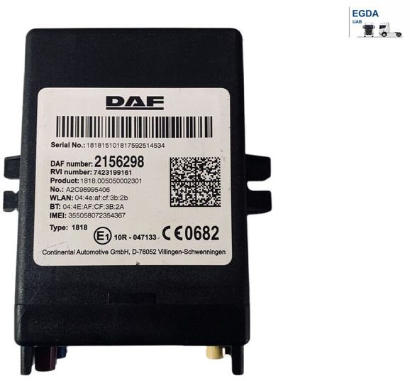 DAF 106 - ECU: picture 1 DAF 106 - ECU: picture 1