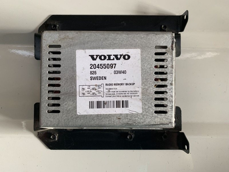 Volvo FH 16 Radio Memory Backup - ECU: picture 3 Volvo FH 16 Radio Memory Backup - ECU: picture 3