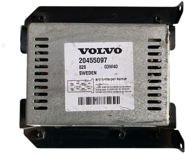 Volvo FH 16 Radio Memory Backup - ECU: picture 1 Volvo FH 16 Radio Memory Backup - ECU: picture 1