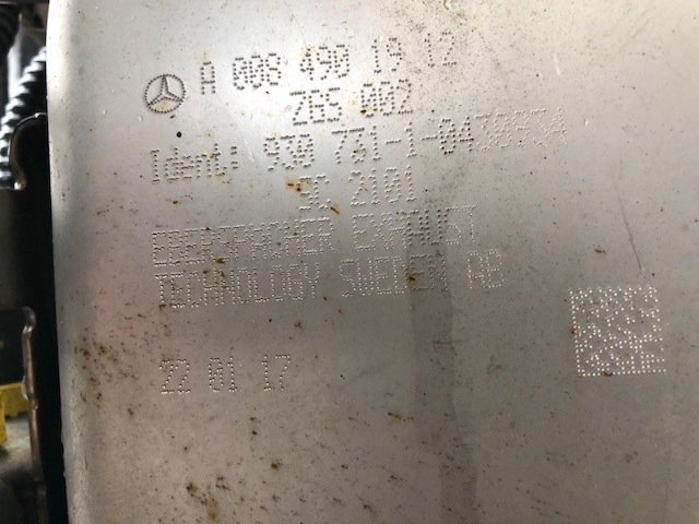 Mercedes Benz A 008 49019 12 - Catalytic converter for Truck: picture 1 Mercedes Benz A 008 49019 12 - Catalytic converter for Truck: picture 1