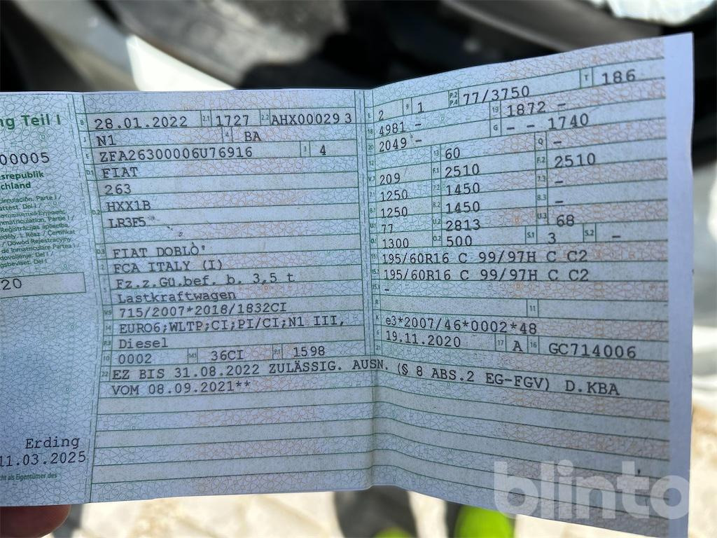 Fiat Doblo Work Up (2022) - Flatbed van: picture 5 Fiat Doblo Work Up (2022) - Flatbed van: picture 5