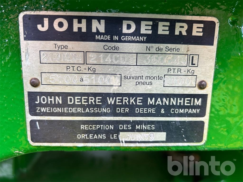John Deere 2140 - Farm tractor: picture 5 John Deere 2140 - Farm tractor: picture 5