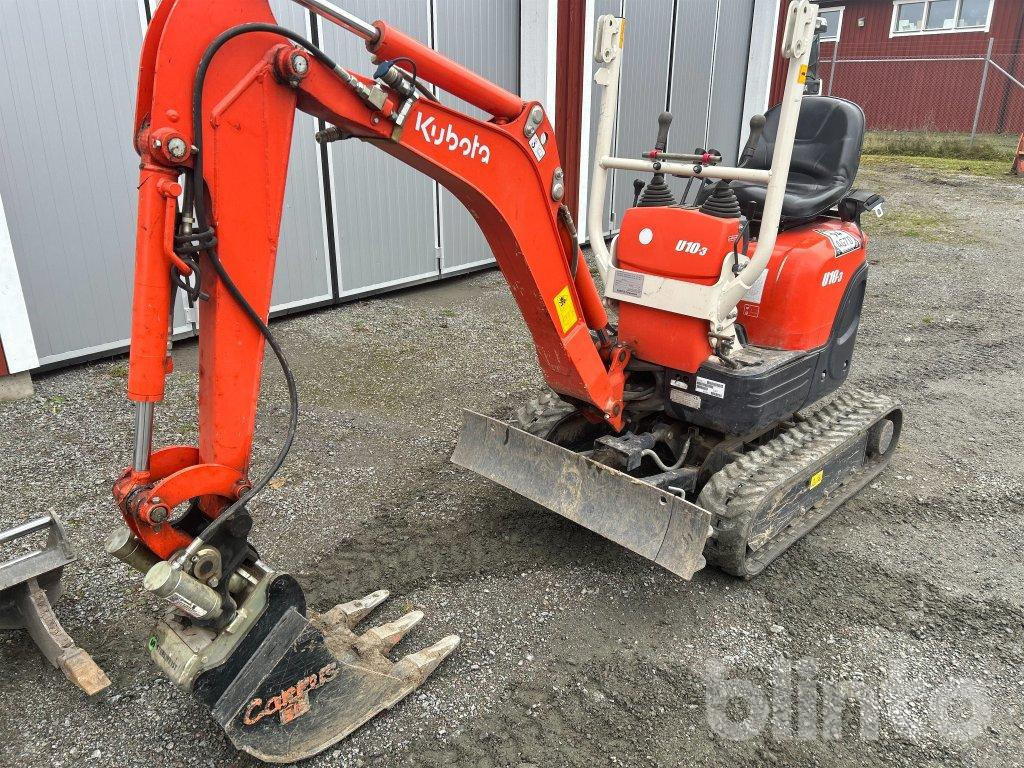 Kubota U10-3 med transportkärra - Mini excavator: picture 1 Kubota U10-3 med transportkärra - Mini excavator: picture 1