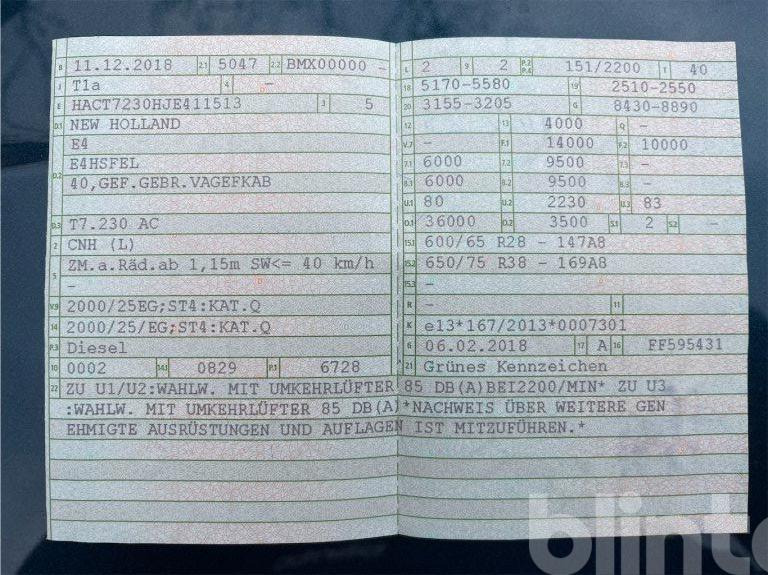 Farm tractor New Holland T7 230 (2018): picture 7