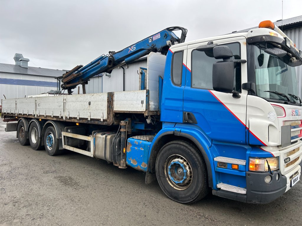 SCANIA P420 LB8X2/4 HNA - Dropside/ Flatbed truck, Crane truck: picture 3 SCANIA P420 LB8X2/4 HNA - Dropside/ Flatbed truck, Crane truck: picture 3
