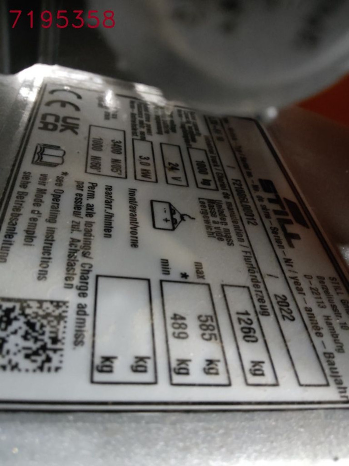 Still LTX-FF10 - Tow tractor: picture 5 Still LTX-FF10 - Tow tractor: picture 5