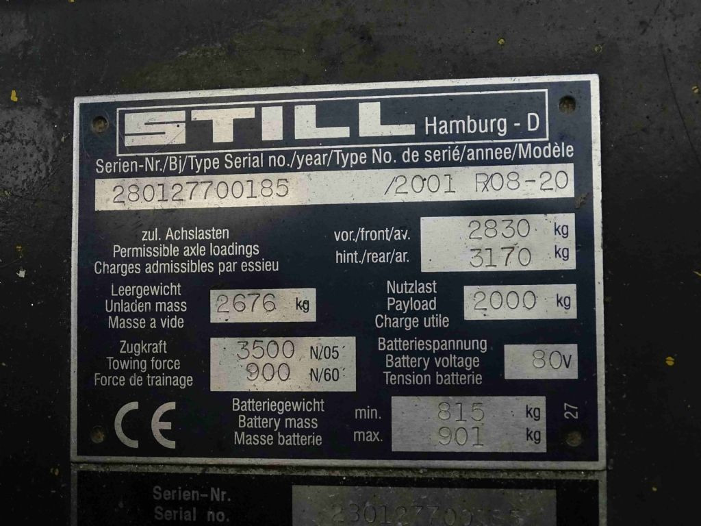 Still R08-20 - Tow tractor: picture 5 Still R08-20 - Tow tractor: picture 5