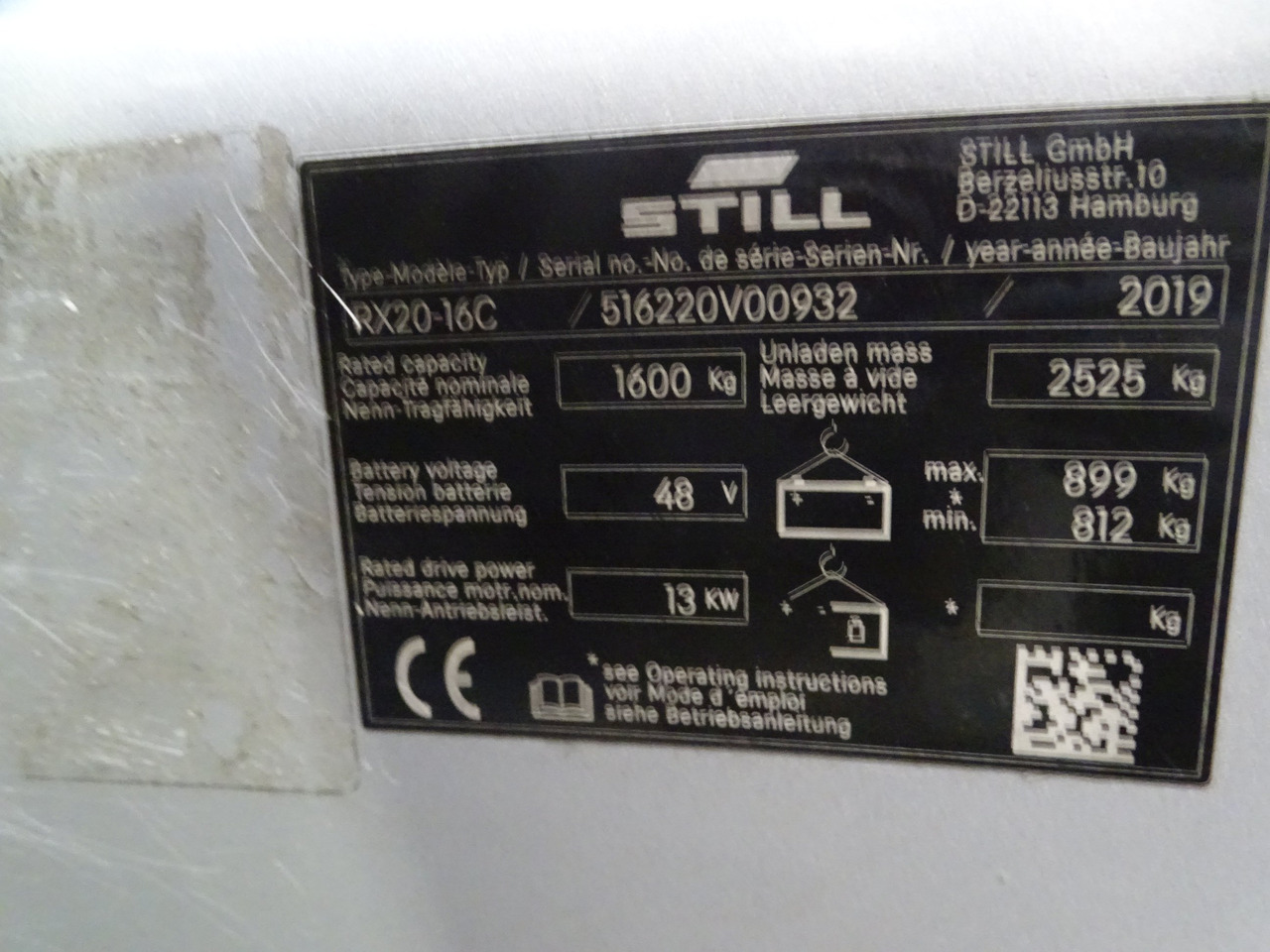 Still RX20-16C - Electric forklift: picture 5 Still RX20-16C - Electric forklift: picture 5