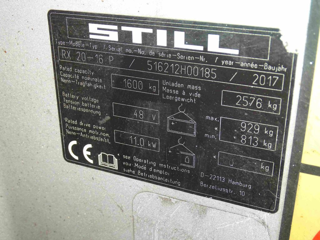 Still RX20-16P - Electric forklift: picture 5 Still RX20-16P - Electric forklift: picture 5