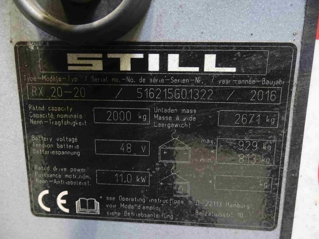 Still RX20-20 - Electric forklift: picture 5 Still RX20-20 - Electric forklift: picture 5