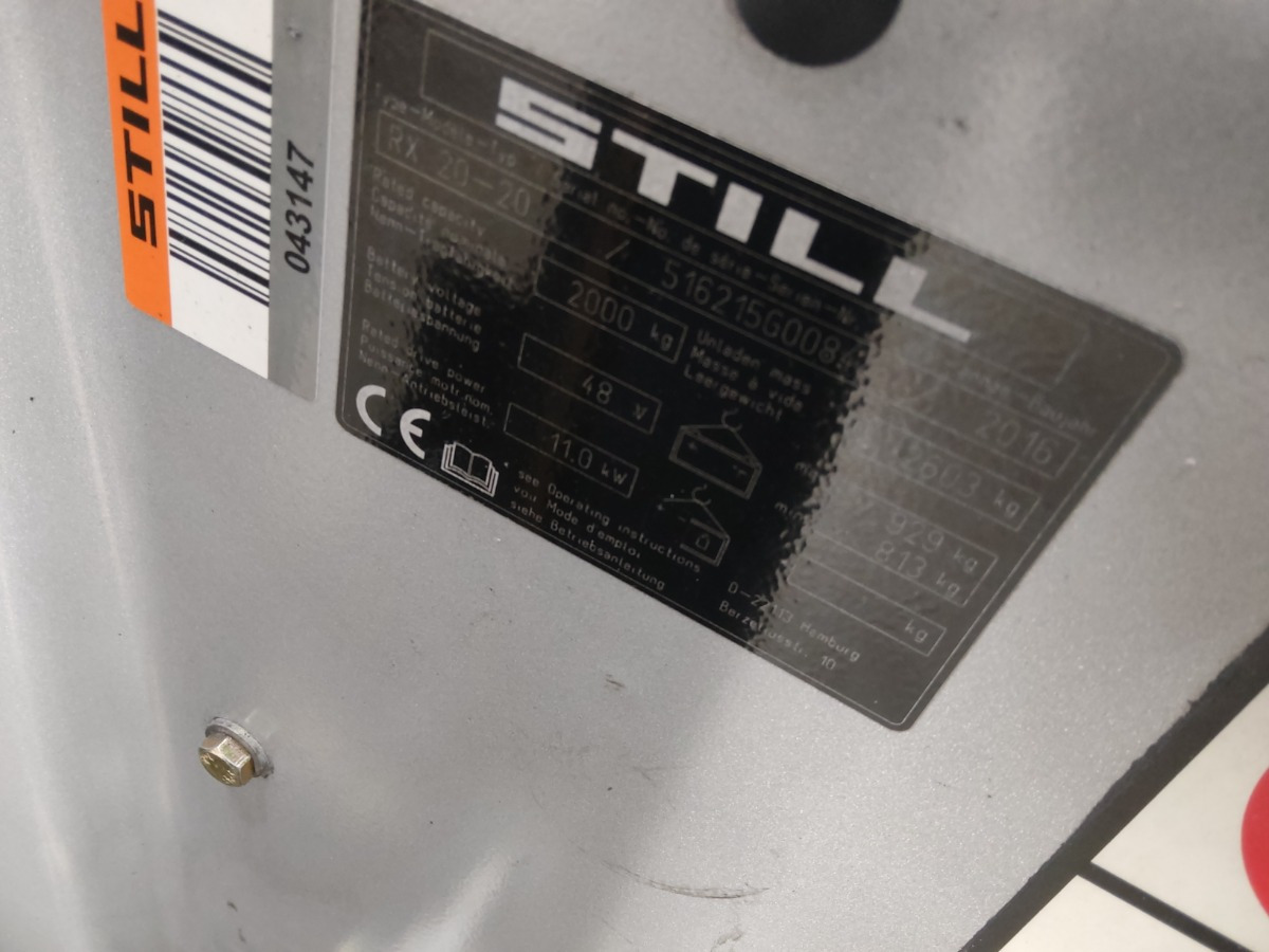 Still RX20-20 - Electric forklift: picture 5 Still RX20-20 - Electric forklift: picture 5
