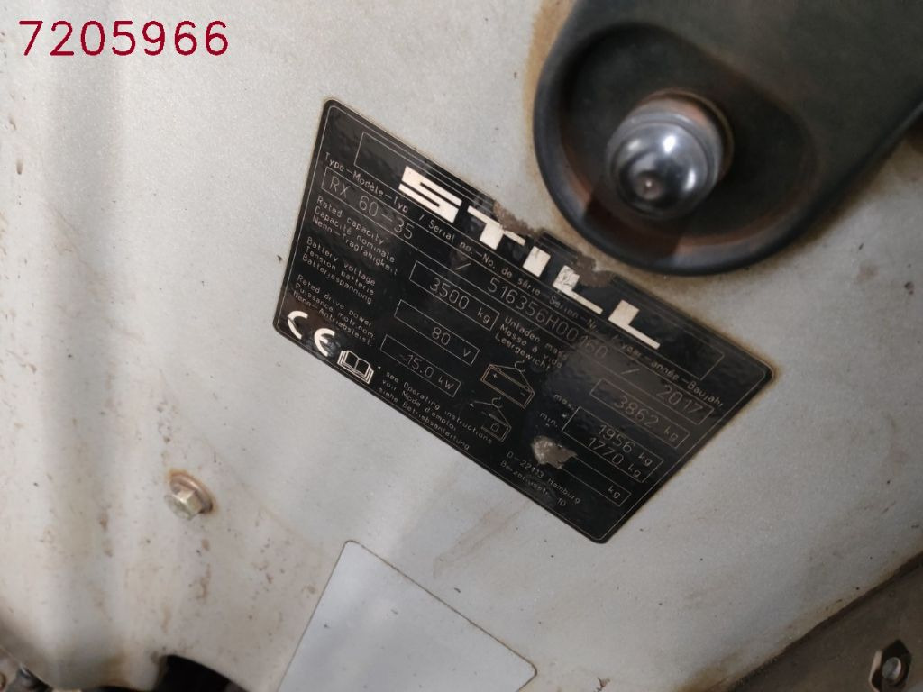 Still RX60-35 - Electric forklift: picture 5 Still RX60-35 - Electric forklift: picture 5