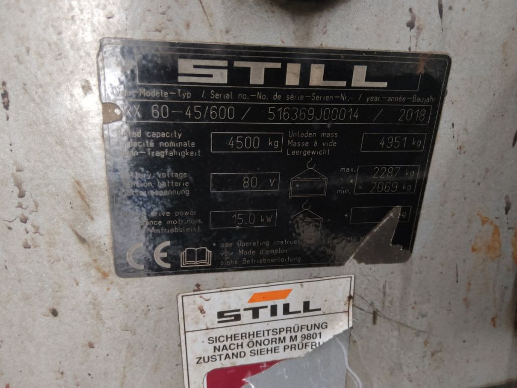 Electric forklift Still RX60-45/600: picture 7