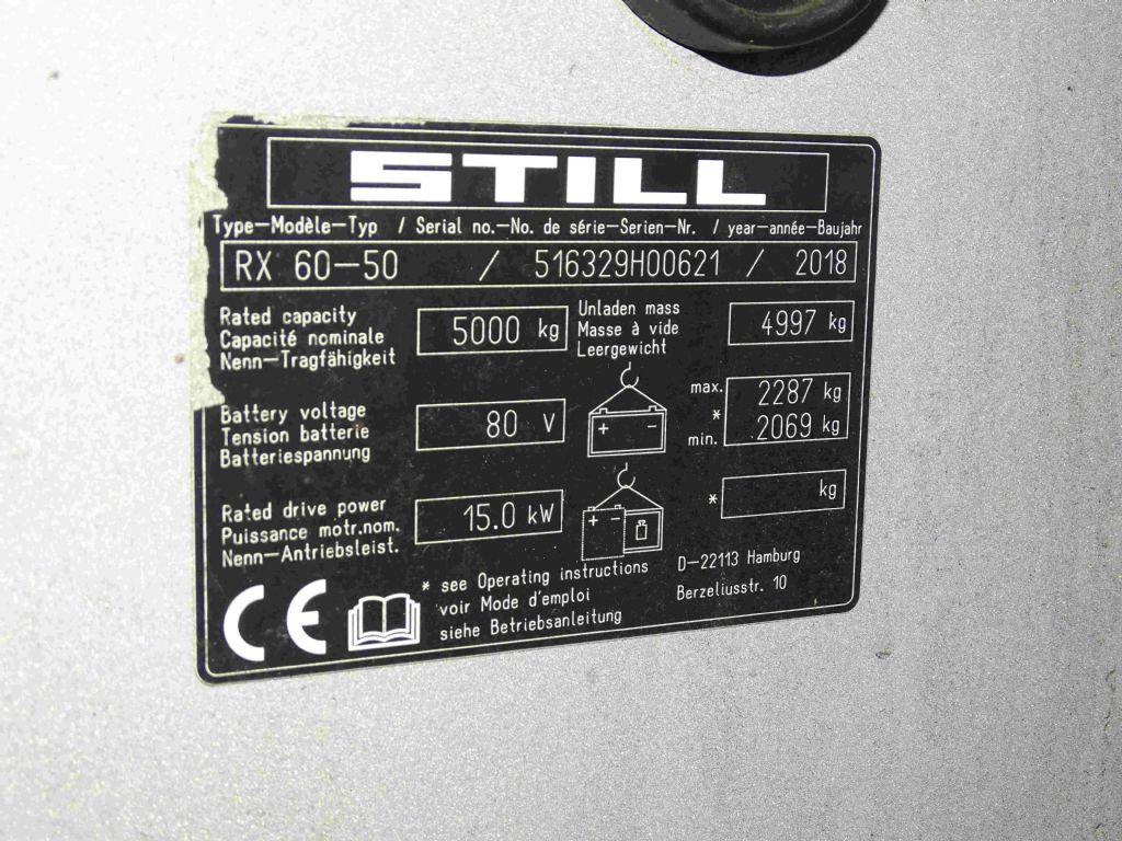 Still RX60-50 - Electric forklift: picture 5 Still RX60-50 - Electric forklift: picture 5