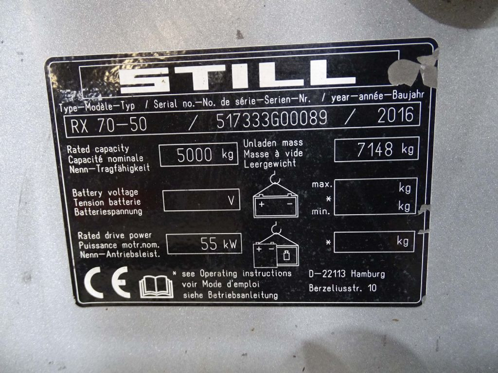 Still RX70-50 - Diesel forklift: picture 5 Still RX70-50 - Diesel forklift: picture 5