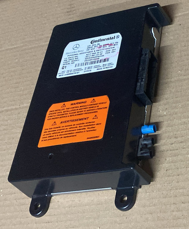 CONTINENTAL Mercedes Benz Control Module A2179004301 - ECU: picture 1 CONTINENTAL Mercedes Benz Control Module A2179004301 - ECU: picture 1