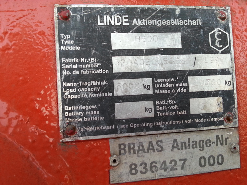 Linde H 60 D - Diesel forklift: picture 2 Linde H 60 D - Diesel forklift: picture 2