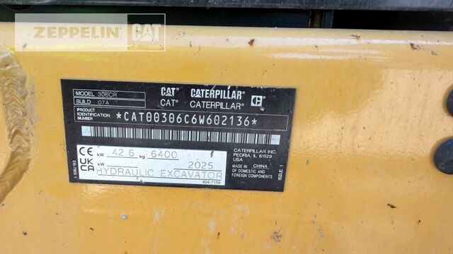 Cat 306CR-07A - Mini excavator: picture 5 Cat 306CR-07A - Mini excavator: picture 5