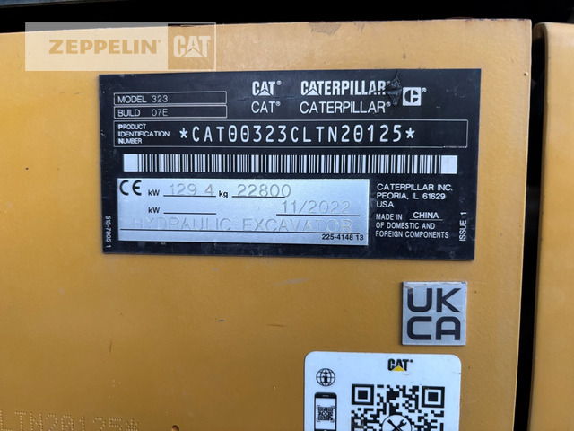 Cat 323-07D - Crawler excavator: picture 2 Cat 323-07D - Crawler excavator: picture 2